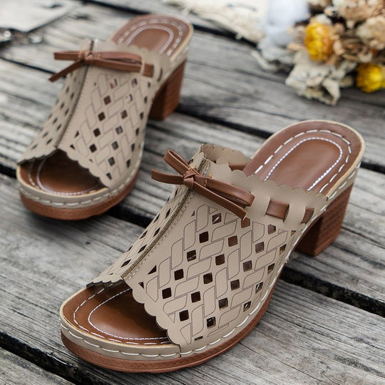 Damen Elegante Sonnenüberraschungs-Sandalen mit modischem Schnitt R&B