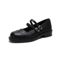 Damen elegante und stilvolle Schuhe mit doppeltem Riemen