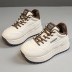 Damen Komfortable Plateau-Sneaker mit warmem Innenfutter R&B
