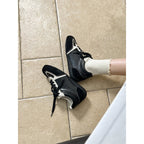 Damen Sportliche Sneaker mit atmungsaktiver Oberflächenstruktur und dämpfender Sohle