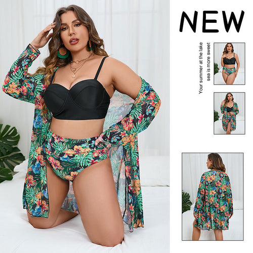 Damen Bikiniset mit floralem Overlayer R&B