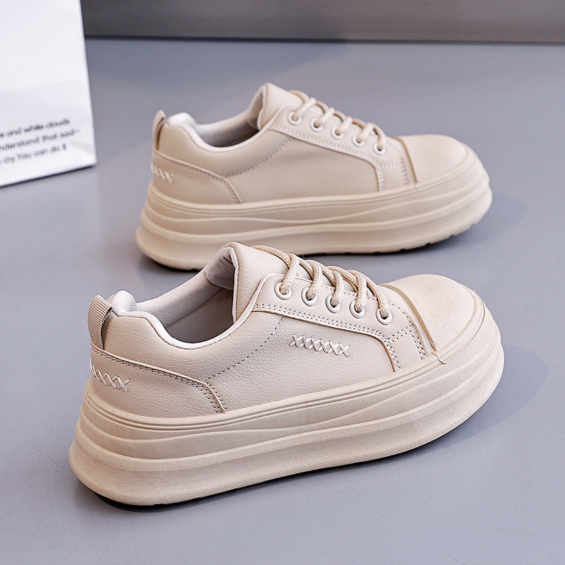 Damen Chunky Sneakers mit stabiler Gummisohle und elegantem Obermaterial R&B