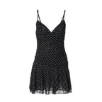 Damen verspieltes Minikleid mit raffinierten Drapierungen R&B