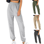 Damen Freizeit-Hose mit strukturiertem Stoff und elastischem Bund R&B