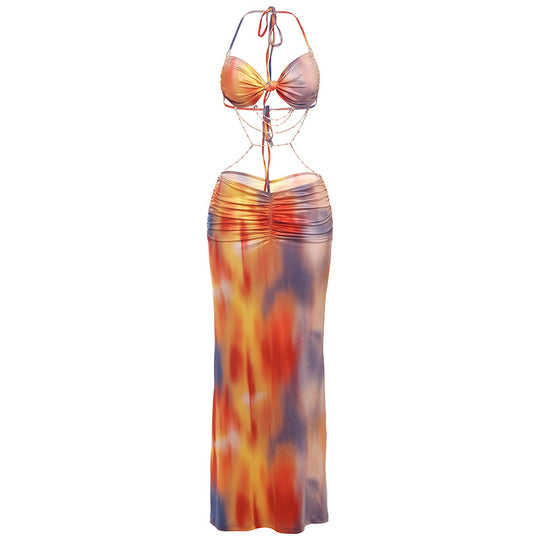 Damen Bikini Set mit elegantem Wickeldesign und floralem Muster R&B