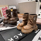 Damen Stiefeletten mit stylischem Schnallenverschluss und robustem Sohlenprofil R&B