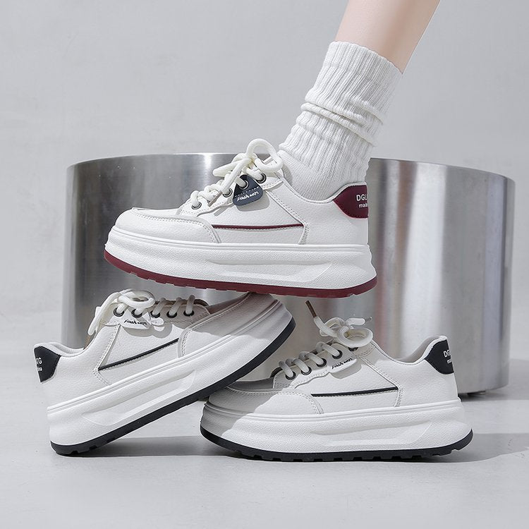Damen Hochwertige Sportliche Plateau-Sneaker R&B