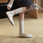 Damen Elegante Mokassins mit modischem Fransen-Design und dekorativer Schnalle R&B