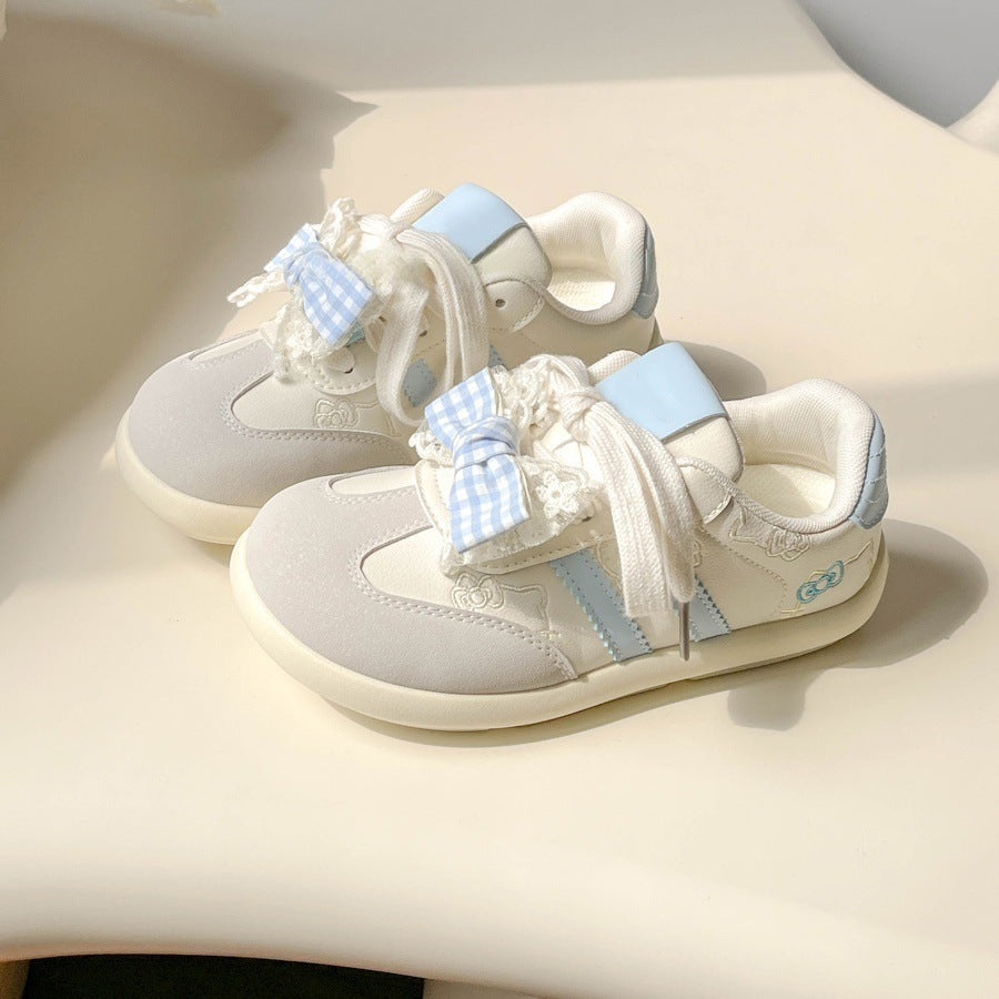 Damen Sneaker mit verspielten Schleifen und atmungsaktivem Obermaterial R&B