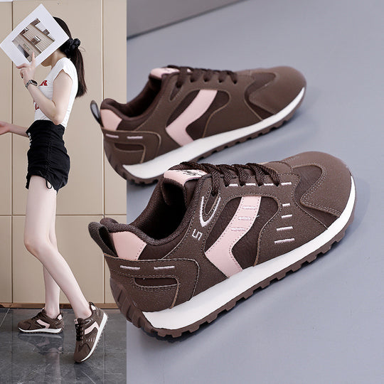 Damen Sportliche Sneaker mit atmungsaktiver Oberfläche und rutschfester Sohle R&B