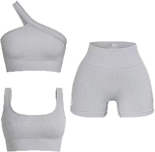 Damen Sport-BH und Shorts Set R&B