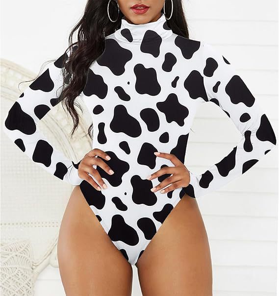 Damen Eleganter Langarmbody mit hohen Kragen R&B