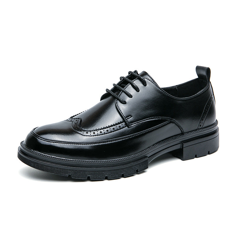 Herren Elegante Schnürschuhe aus hochwertigem Leder mit rutschfester Sohle R&B