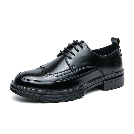 Herren Elegante Schnürschuhe aus hochwertigem Leder mit rutschfester Sohle R&B