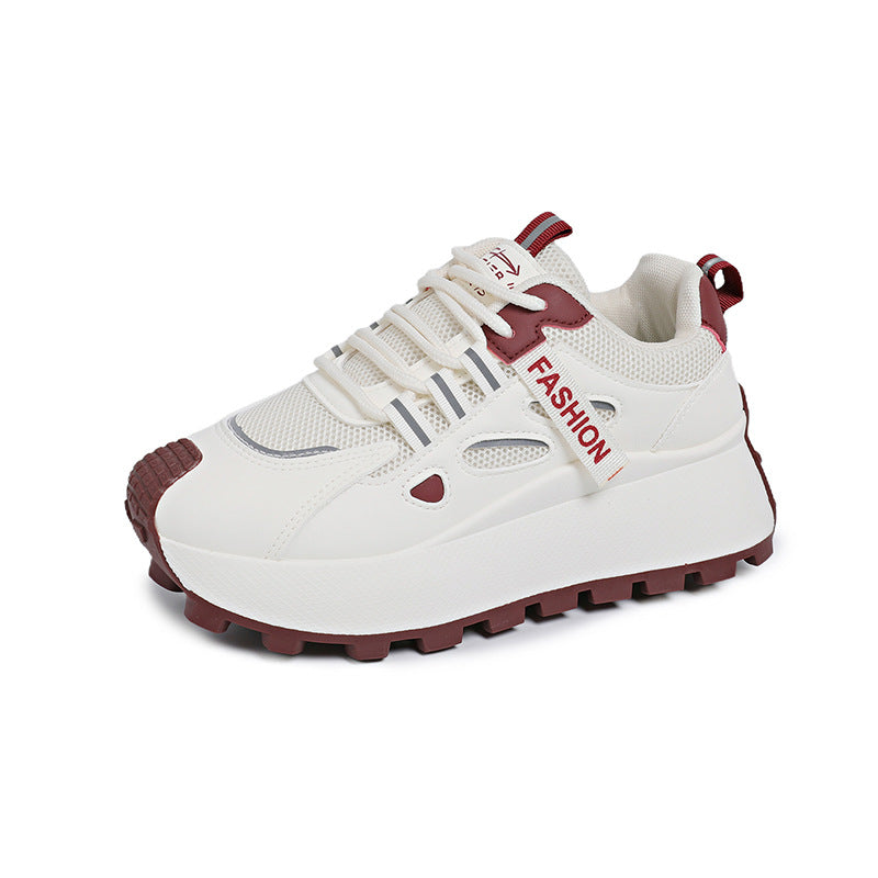 Damen Sportliche Chunky Sneakers mit dämpfendem Profil und atmungsaktiver Obermaterialstruktur R&B