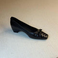 Damen elegante Ballerinas mit geflochtenem Design und modischem Schleifenakzent R&B