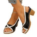 Damen Slingback-Pumps mit zeitgemäßem, farbenfrohem Design R&B