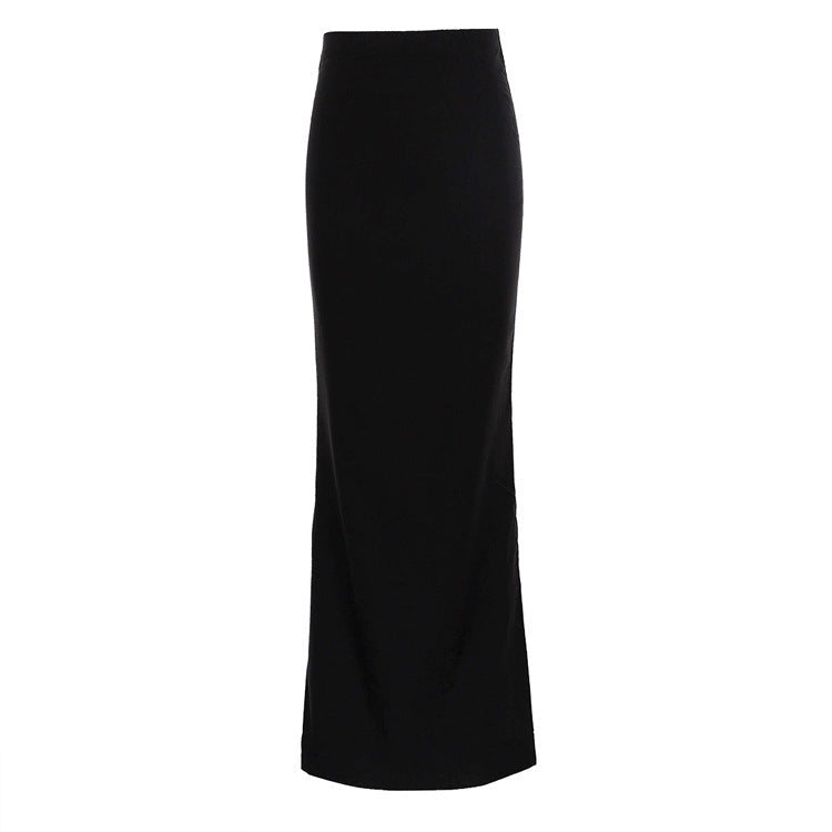 Damen Elegantes Maxirock mit hohem Bund und figurbetonter Silhouette R&B