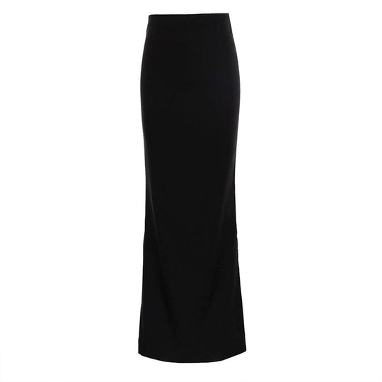 Damen Elegantes Maxirock mit hohem Bund und figurbetonter Silhouette R&B