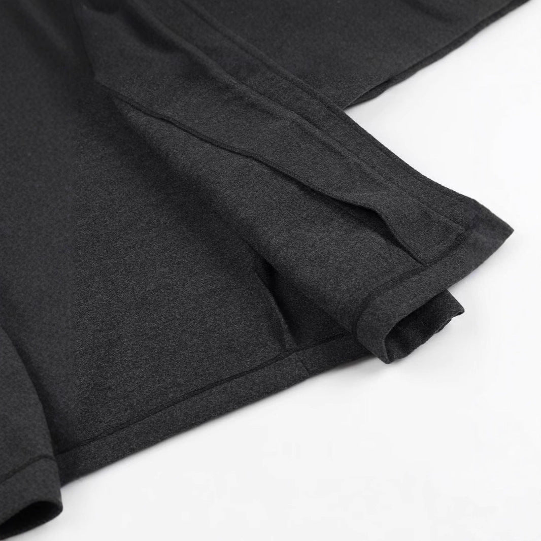 Damen lässige cropped Jacke mit praktischen Taschen und modernem Reißverschluss R&B