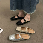 Damen elegante Ballerinas mit modischem Rüschendesign R&B