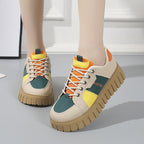 Damen Plateau-Sneaker mit strukturiertem Sohlenprofil und modischem Design R&B