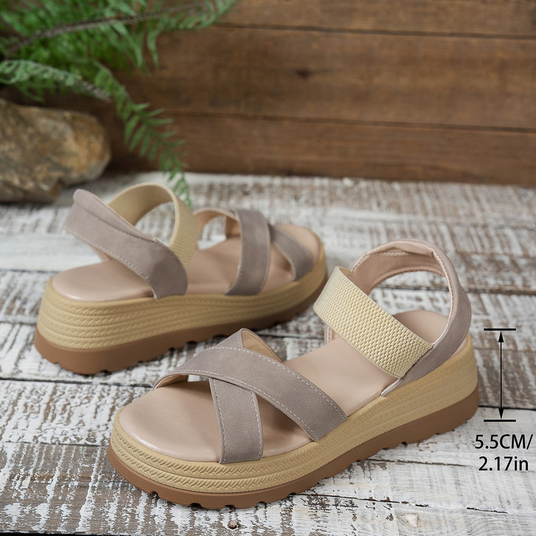 Damen Komfortable Sandalen mit verstellbaren Riemen und anatomischem Fußbett R&B