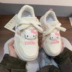 Damen Modische Sneakers mit charakteristischem Hello Kitty Design R&B