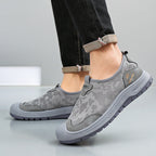 Damen Sportliche Slip-On Schuhe mit atmungsaktiver Netzstruktur und verstärktem Zehenbereich R&B