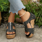 Damen Plateausandaletten R&B