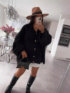 R&B | Bequeme Oversize Strickjacke für Frauen