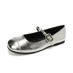 Damen Ballerinas mit modischer Schnallenapplikation