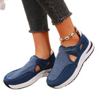 Damen Atmungsaktive Freizeitsneakers mit elastischem Riemendesign R&B