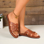 Damen Flache Slippers mit dekorativen Quasten und modischen Akzenten R&B