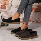 Damen Mokassinsocken mit weichem Wildleder und ergonomischem Fußbett R&B