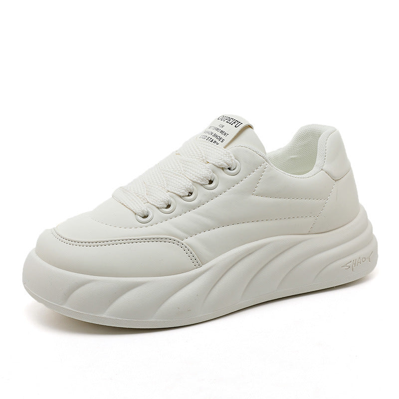 Damen modische Plateausneakers mit ergonomischer Dämpfung und atmungsaktiver Oberflächenstruktur R&B