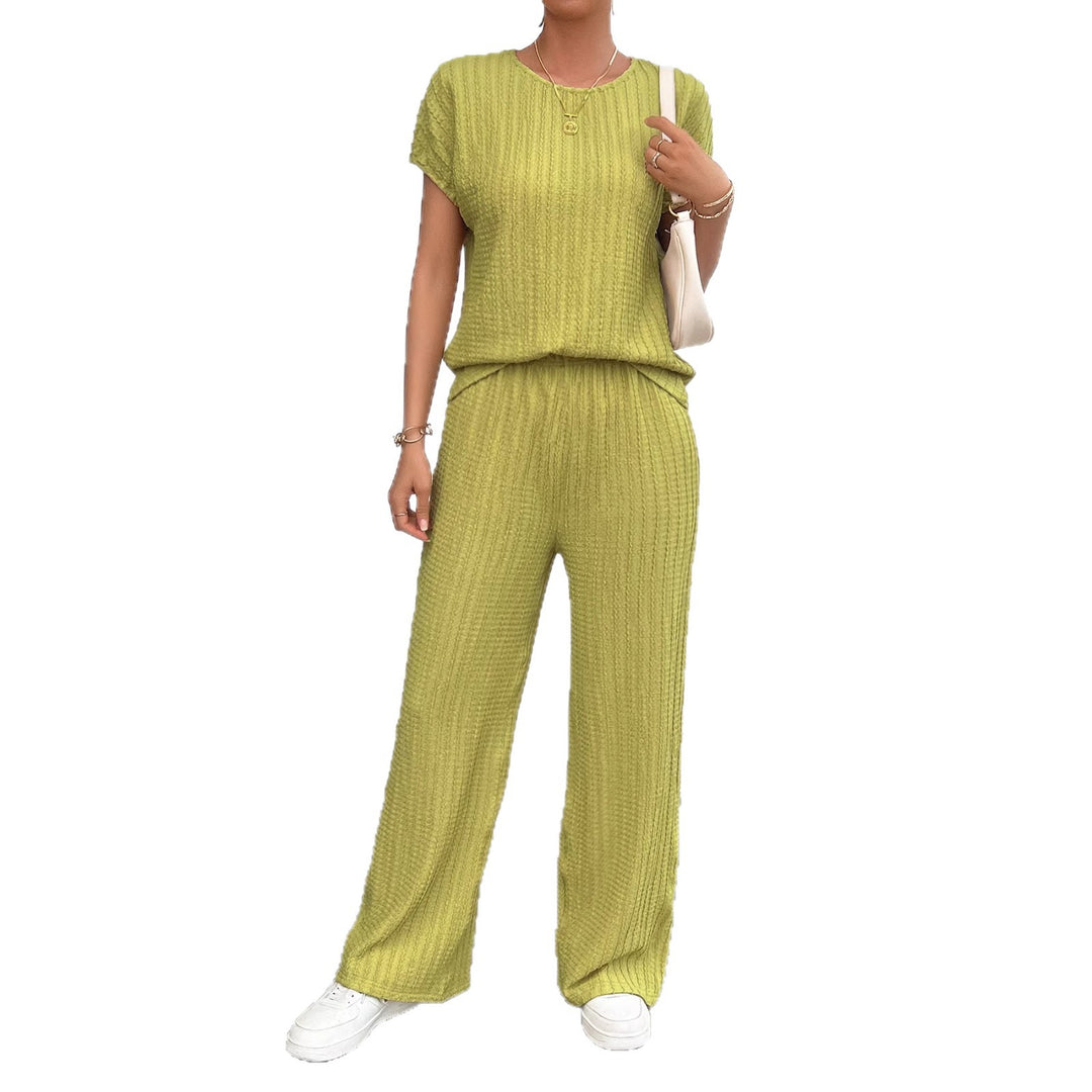 Damen Elegantes Lounge-Set mit feinen Streifen und entspannter Passform R&B