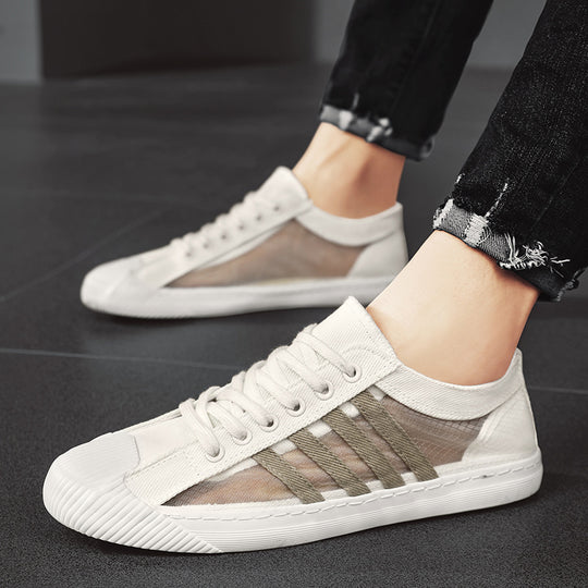 Damen Freizeit-Sneaker mit atmungsaktivem Mesh-Design und flexibler Sohle R&B