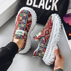 Damen modische Slip-On Sneakers mit innovativem Design und atmungsaktivem Obermaterial R&B