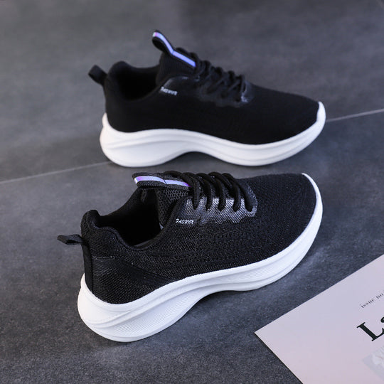 Damen Leichte und atmungsaktive Laufsneaker mit flexibel geformter Sohle R&B