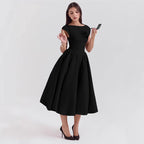 Damen Cocktailkleid mit schickem A-Linien-Schnitt und eleganter Taillierung R&B