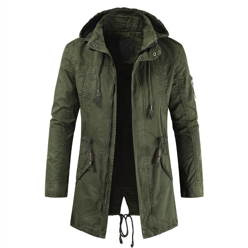 Herren Funktionsjacke mit praktischem Reißverschluss und verstellbarer Kapuze R&B