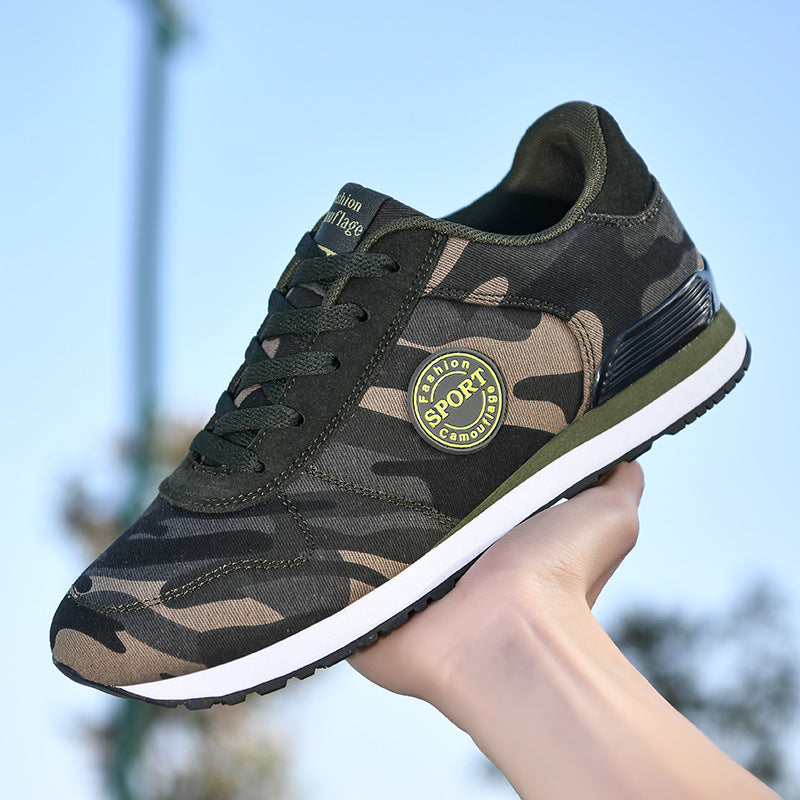 Damen Sportliche Sneakers mit Camouflage-Muster und dämpfender Sohle