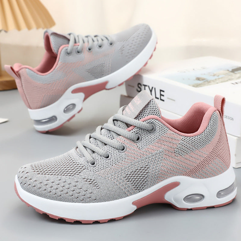 Damen Sportliche Lauf- und Freizeitschuhe mit atmungsaktiver Netzstruktur R&B