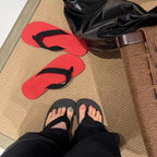 Damen Bequeme Zehentrenner-Sandalen mit rutschfester Sohle R&B