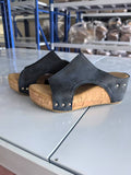 Damen Komfortable Clogs mit anatomischem Fußbett und modischem Korkdesign R&B