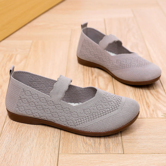 Damen Komfortable Slip-On Ballerinas R&B