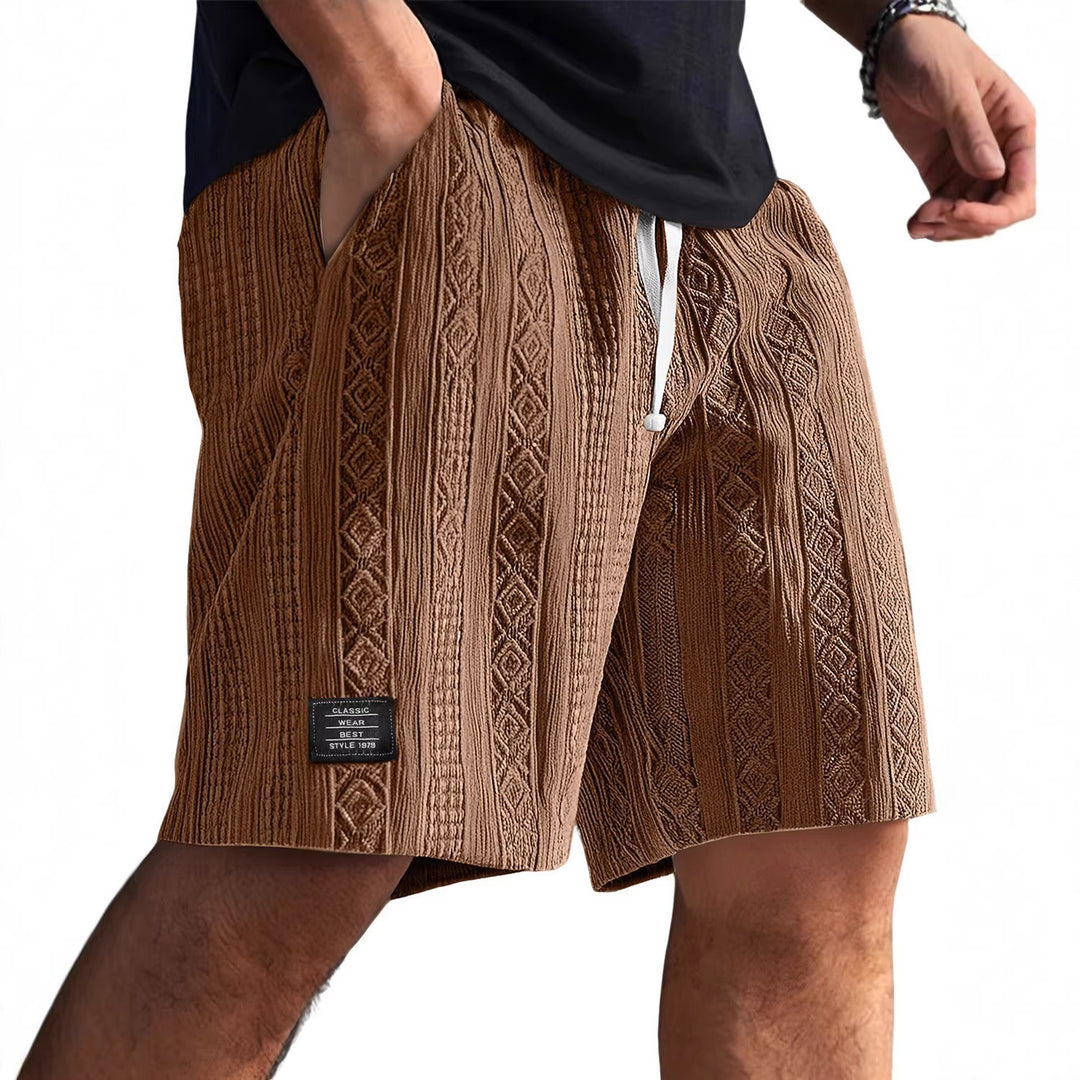 Herren Stilvolle Freizeithosen im lässigen Strickdesign R&B