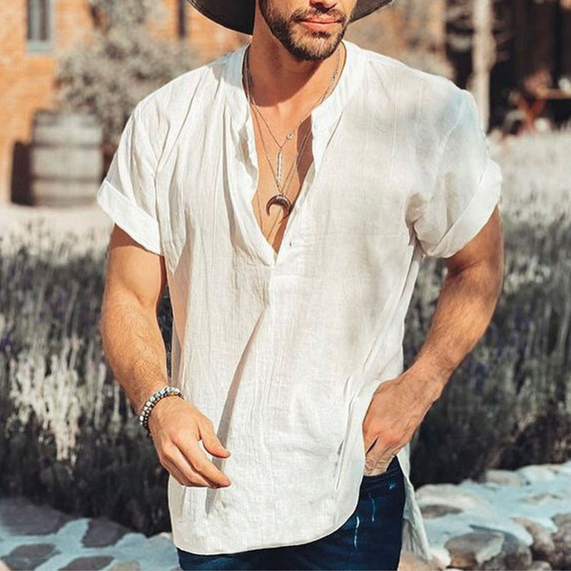 Herren Leichtes Sommerhemd R&B