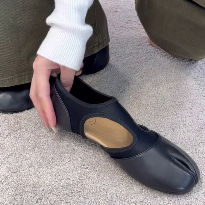 Damen Clogs mit innovativem Zehen-Design und atmungsaktiver Materialkombination R&B